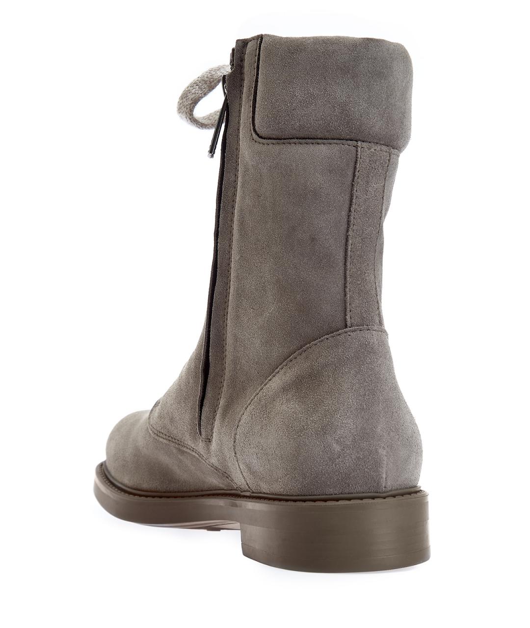 DOUCAL'S Серые замшевые ботинки, фото 4