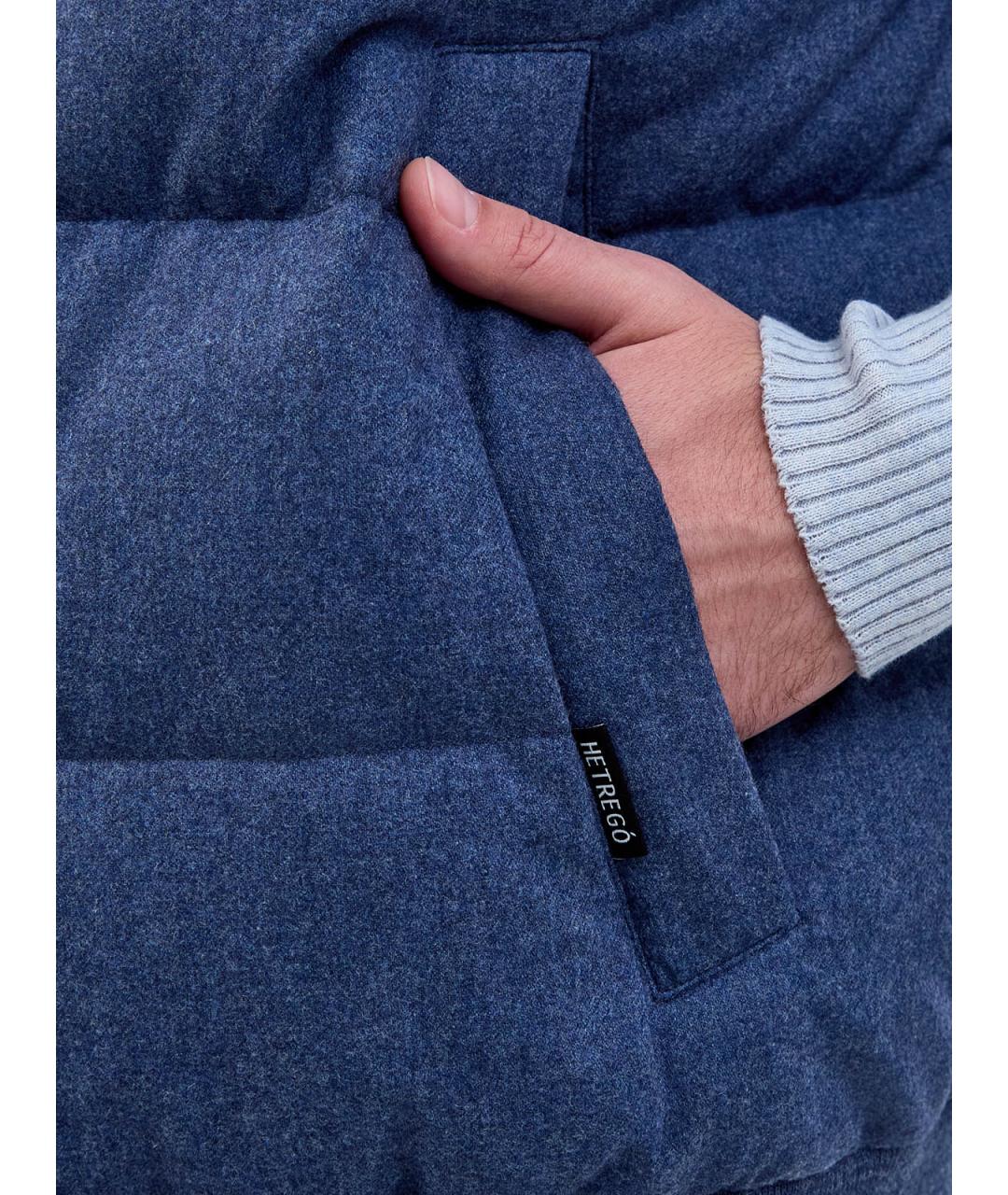 HETREGO Синий полиамидовый жилет, фото 5