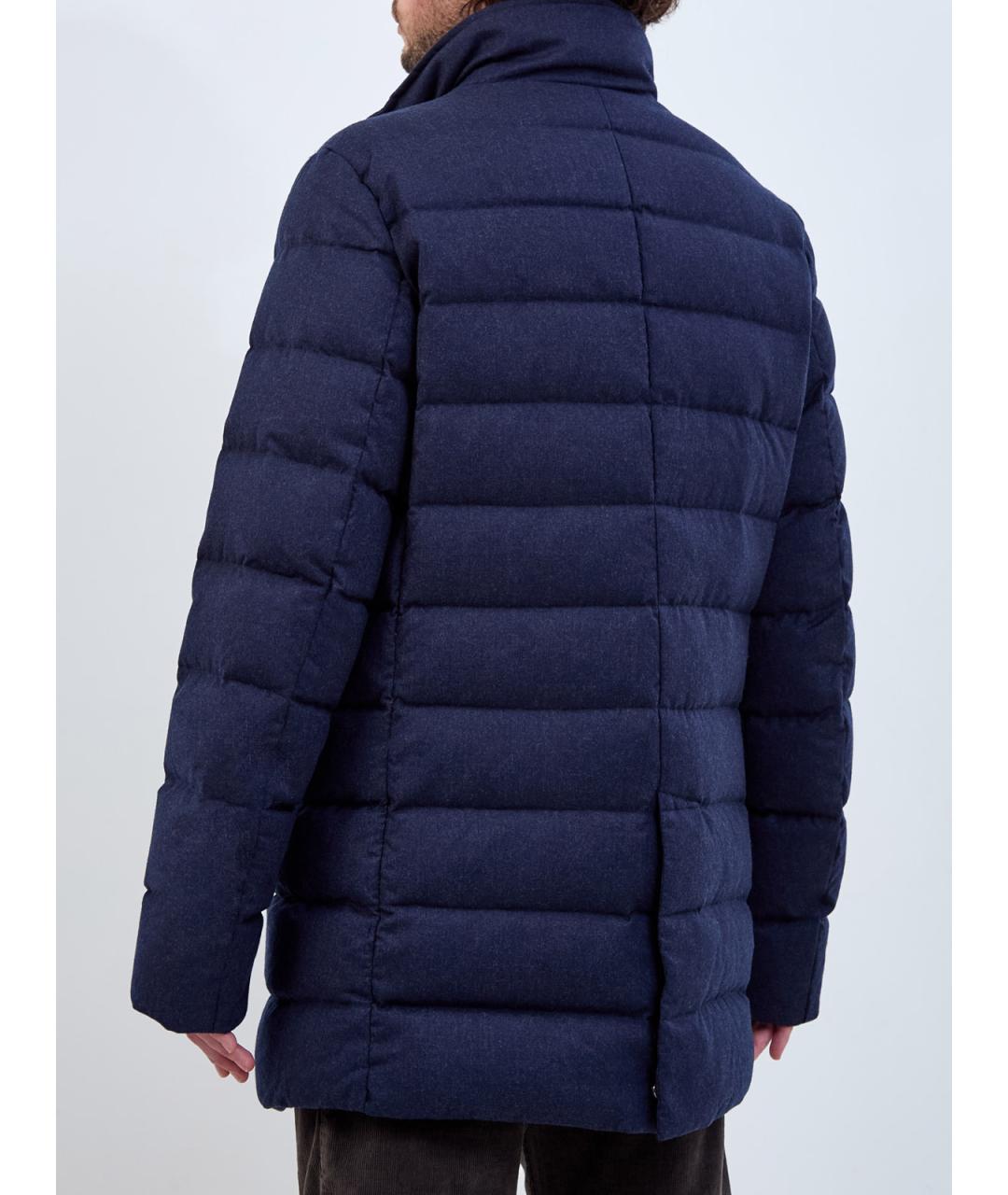 HETREGO Синий шерстяной пуховик, фото 4