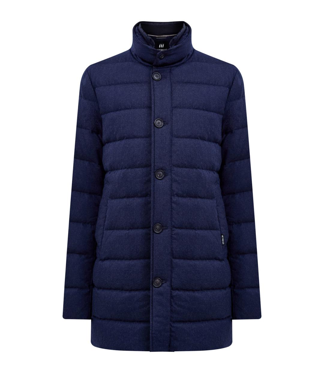 HETREGO Синий шерстяной пуховик, фото 1