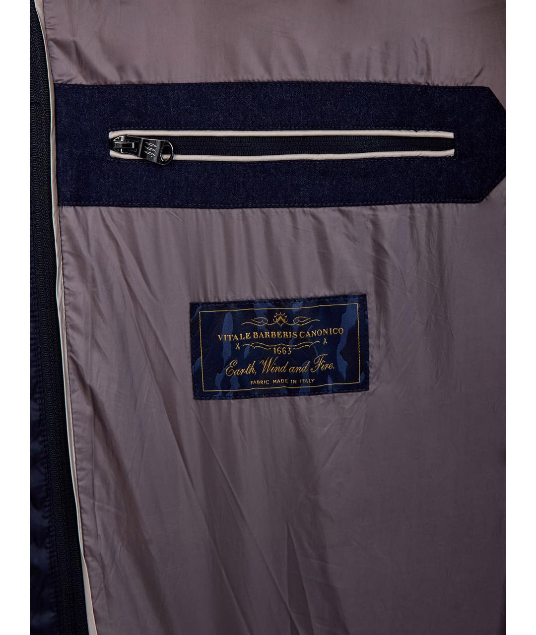 HETREGO Синий шерстяной пуховик, фото 6