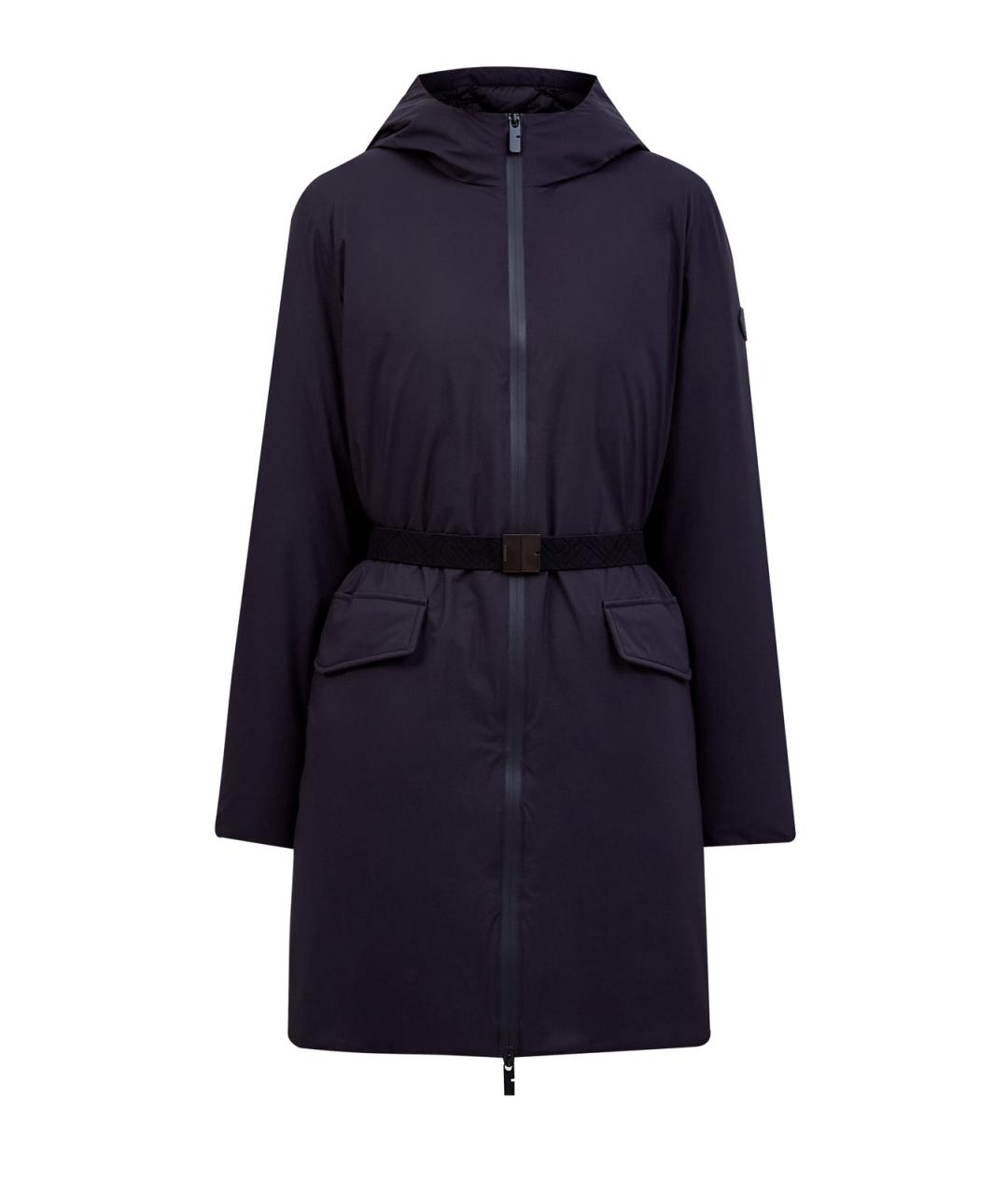 BURBERRY Черный полиамидовый пуховик, фото 1