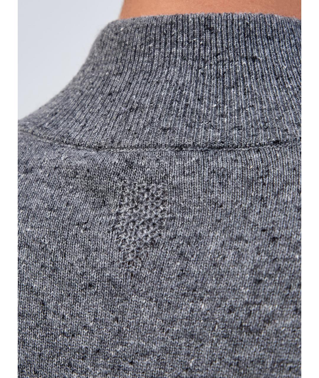CANALI Серый шерстяной джемпер / свитер, фото 4