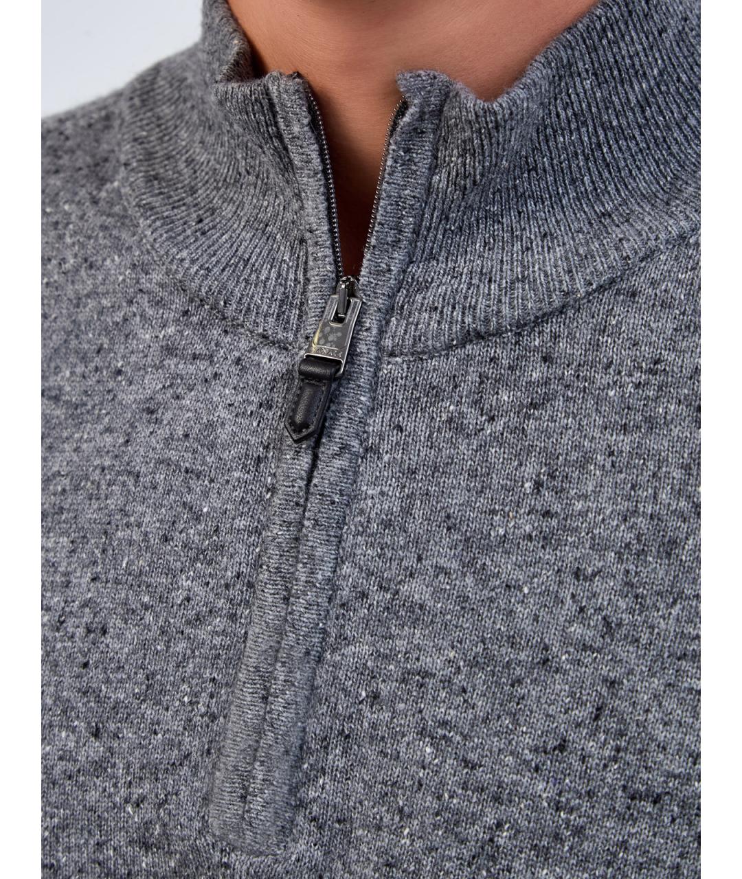 CANALI Серый шерстяной джемпер / свитер, фото 3