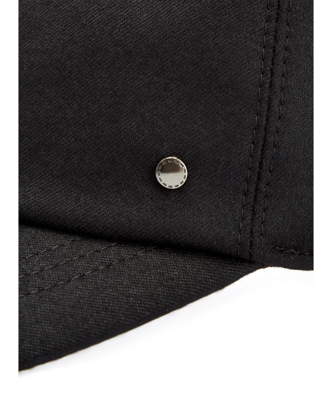 CANALI Черная шерстяная кепка/бейсболка, фото 5