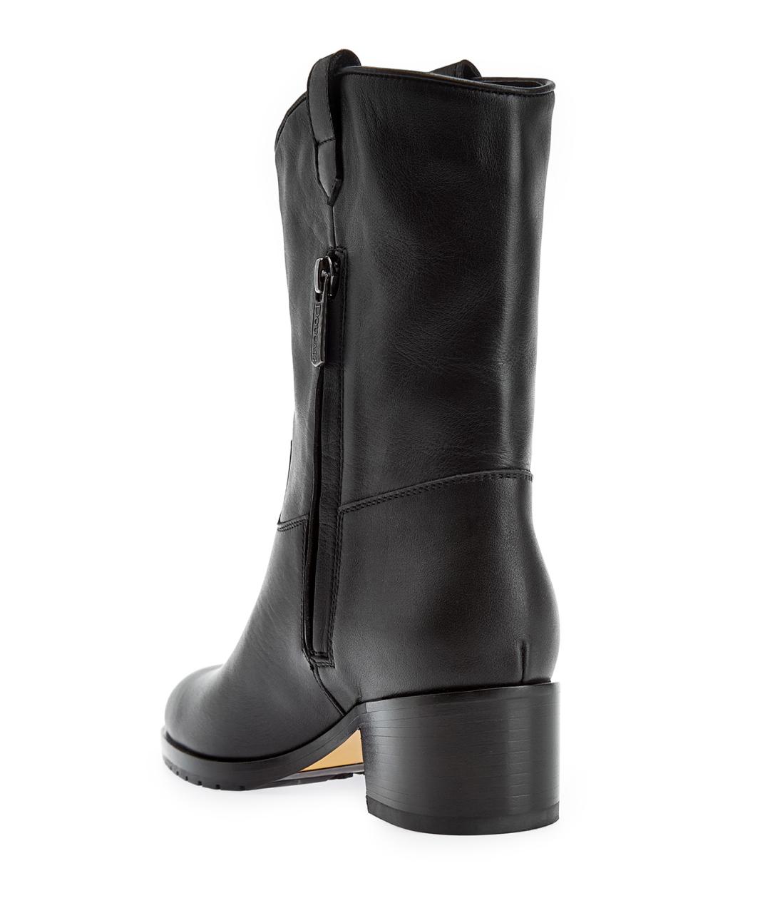 DOUCAL'S Черные кожаные ботильоны, фото 4