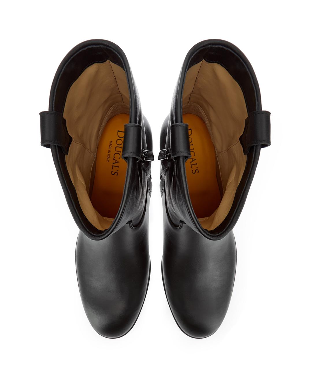 DOUCAL'S Черные кожаные ботильоны, фото 5