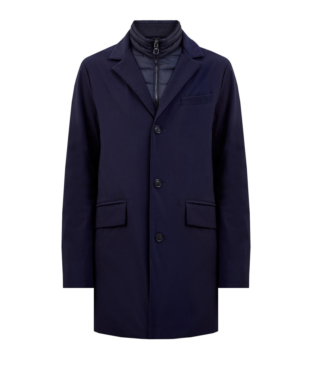 HETREGO Синее полиэстеровое пальто, фото 1