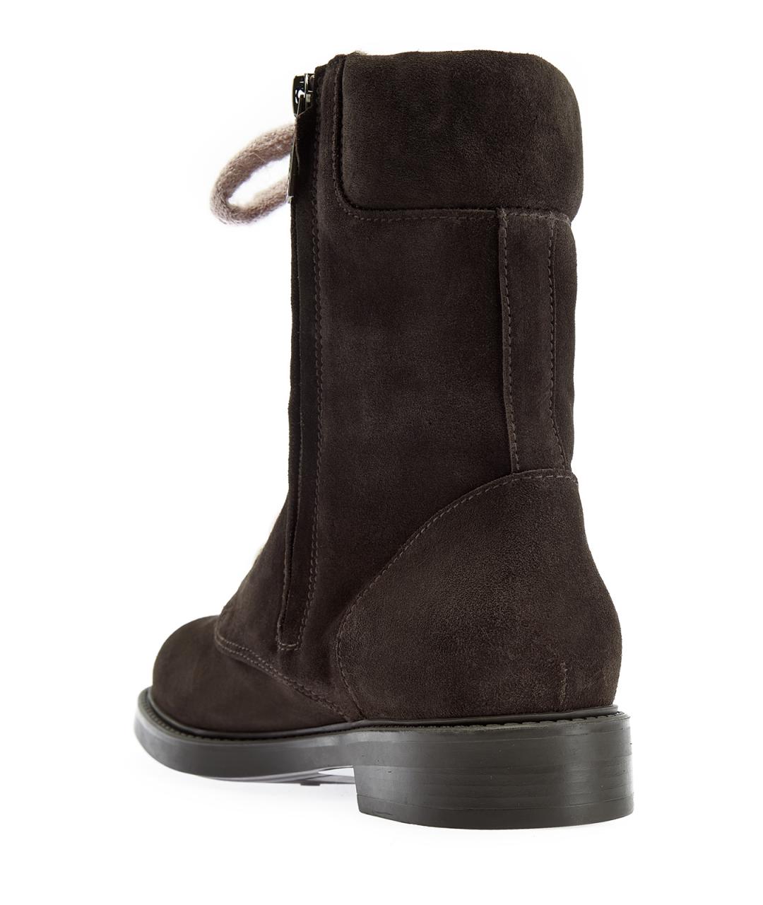 DOUCAL'S Коричневые замшевые ботинки, фото 4