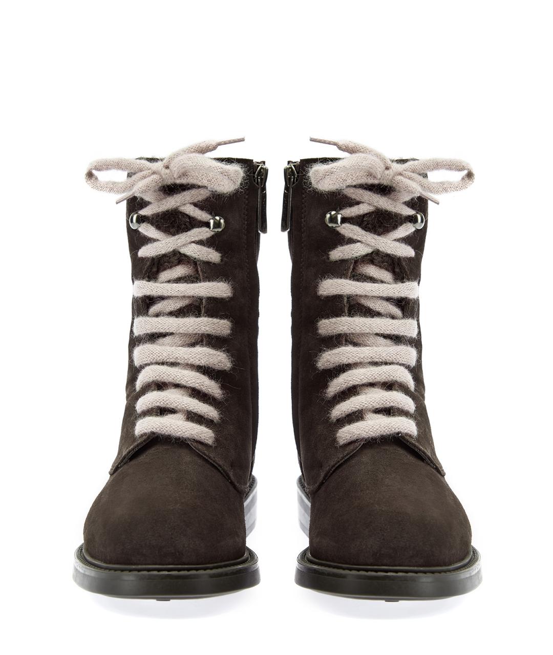 DOUCAL'S Коричневые замшевые ботинки, фото 6