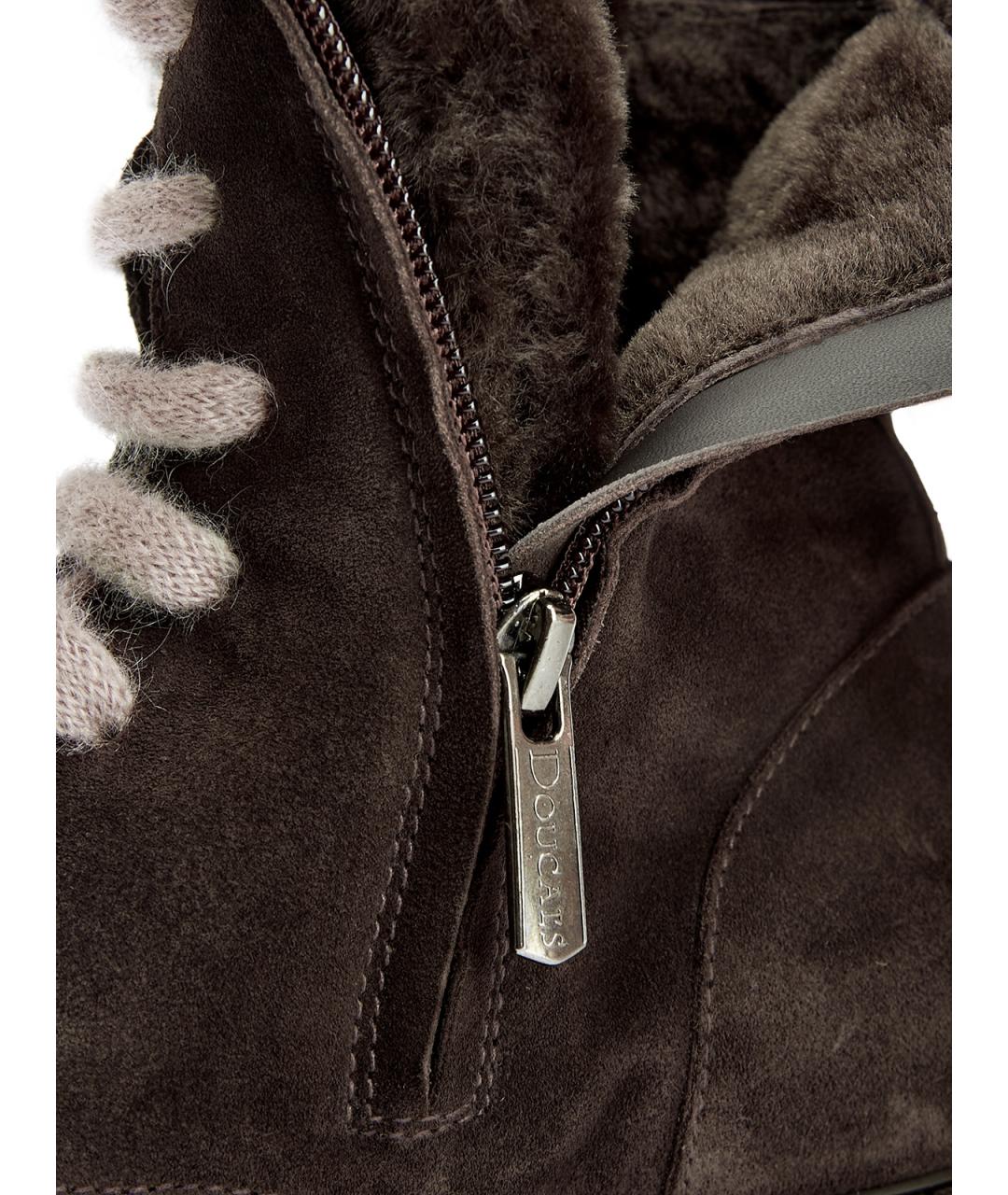 DOUCAL'S Коричневые замшевые ботинки, фото 7