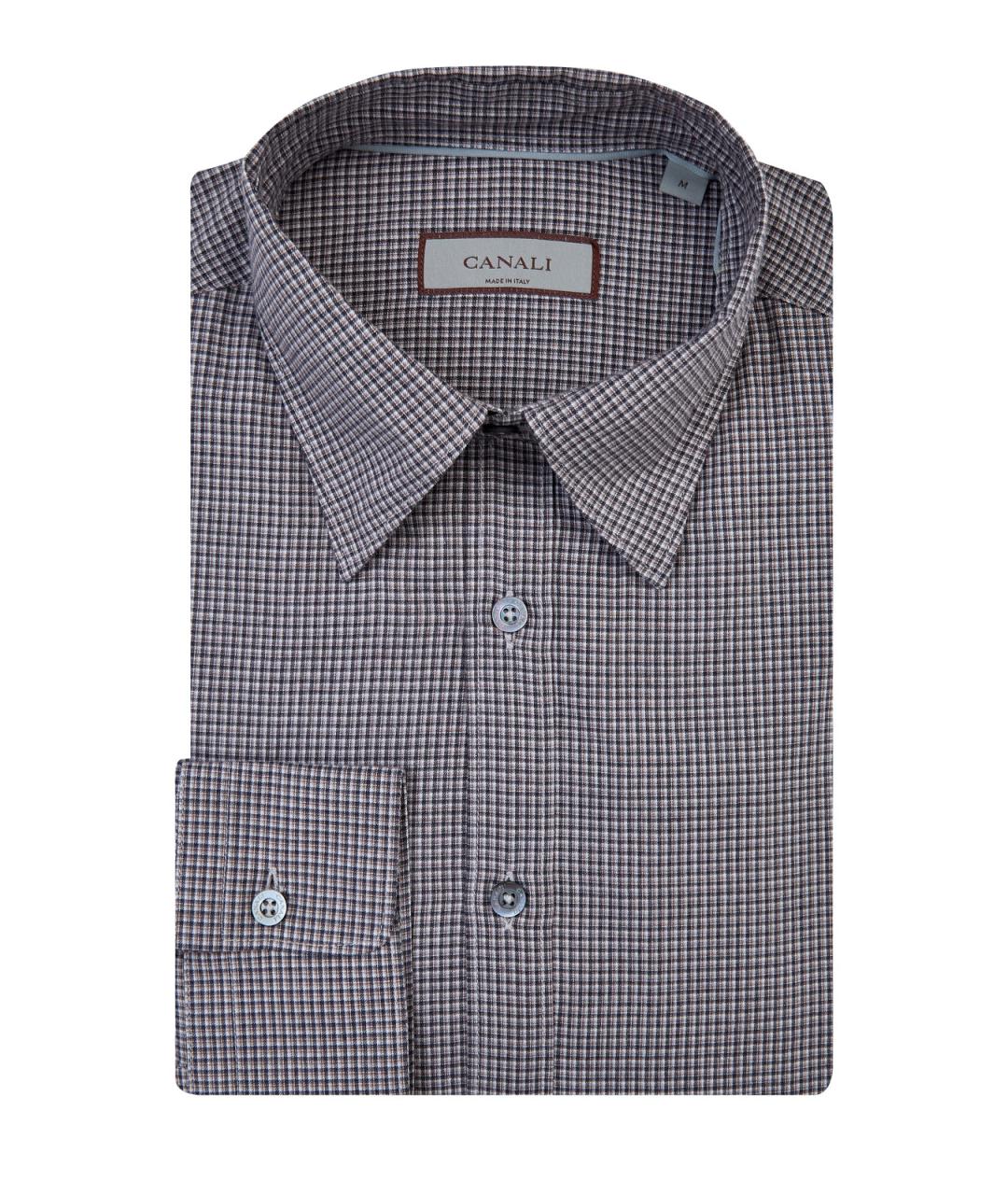 CANALI Мульти хлопковая кэжуал рубашка, фото 1