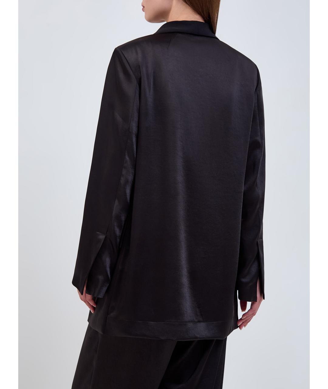 GENTRY PORTOFINO Черный полиэстеровый жакет/пиджак, фото 4