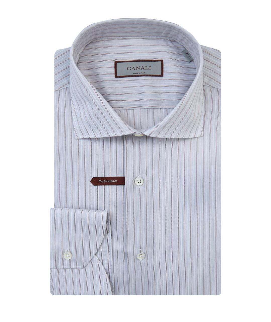 CANALI Серая кэжуал рубашка, фото 1