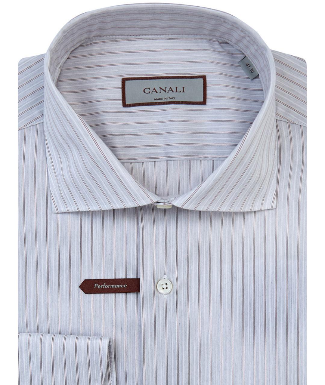 CANALI Серая кэжуал рубашка, фото 2