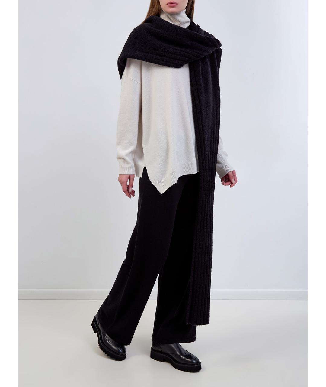 GENTRY PORTOFINO Белый кашемировый джемпер / свитер, фото 2