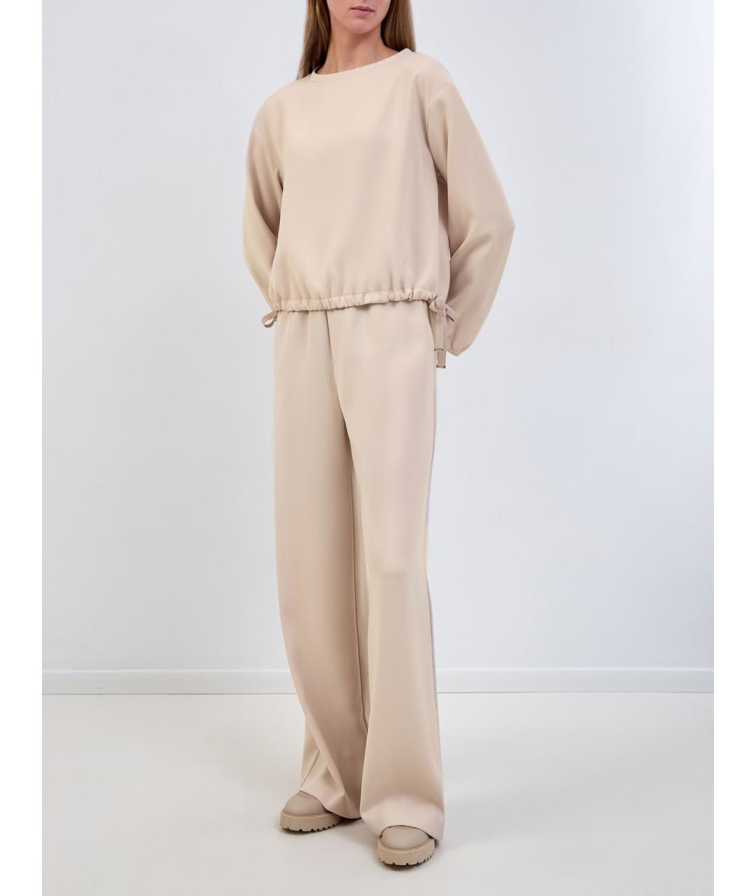 HERNO Бежевая полиэстеровая блузы, фото 2