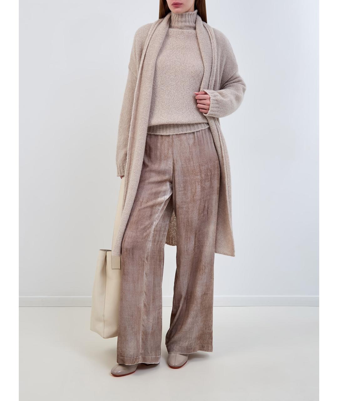 GENTRY PORTOFINO Бежевый шерстяной джемпер / свитер, фото 2