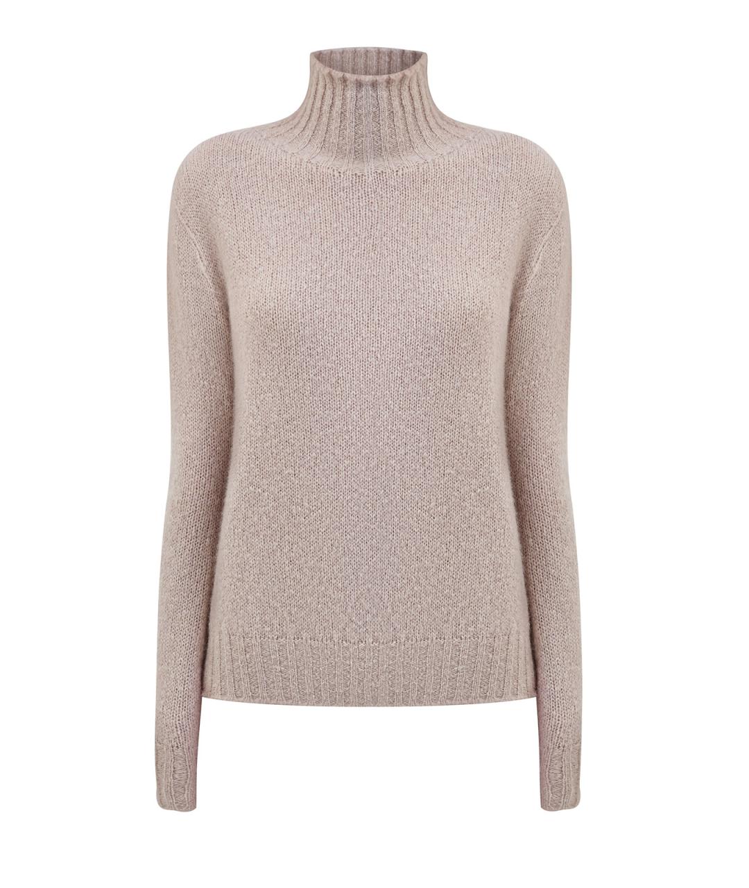 GENTRY PORTOFINO Бежевый шерстяной джемпер / свитер, фото 1