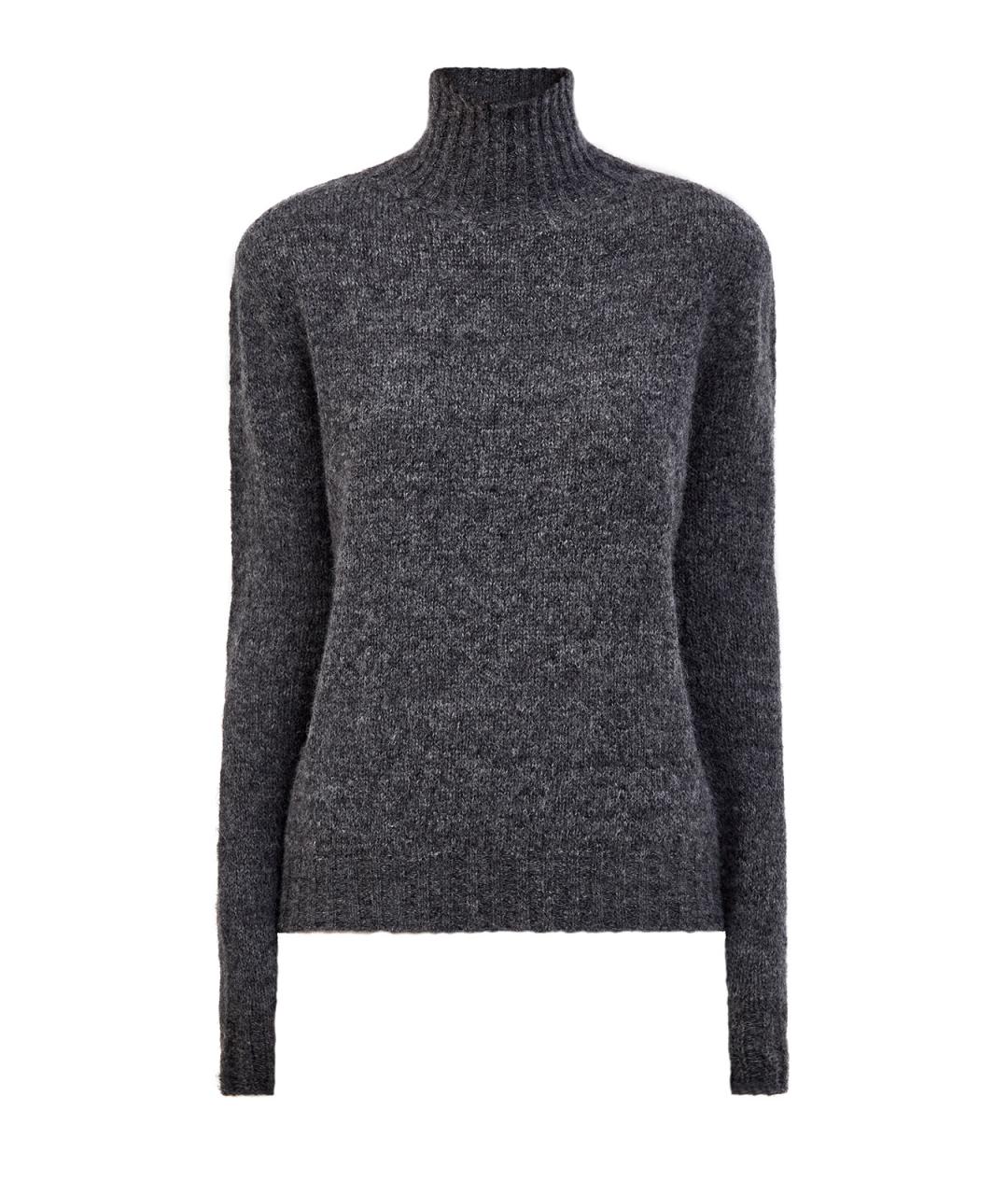 GENTRY PORTOFINO Серый шерстяной джемпер / свитер, фото 1