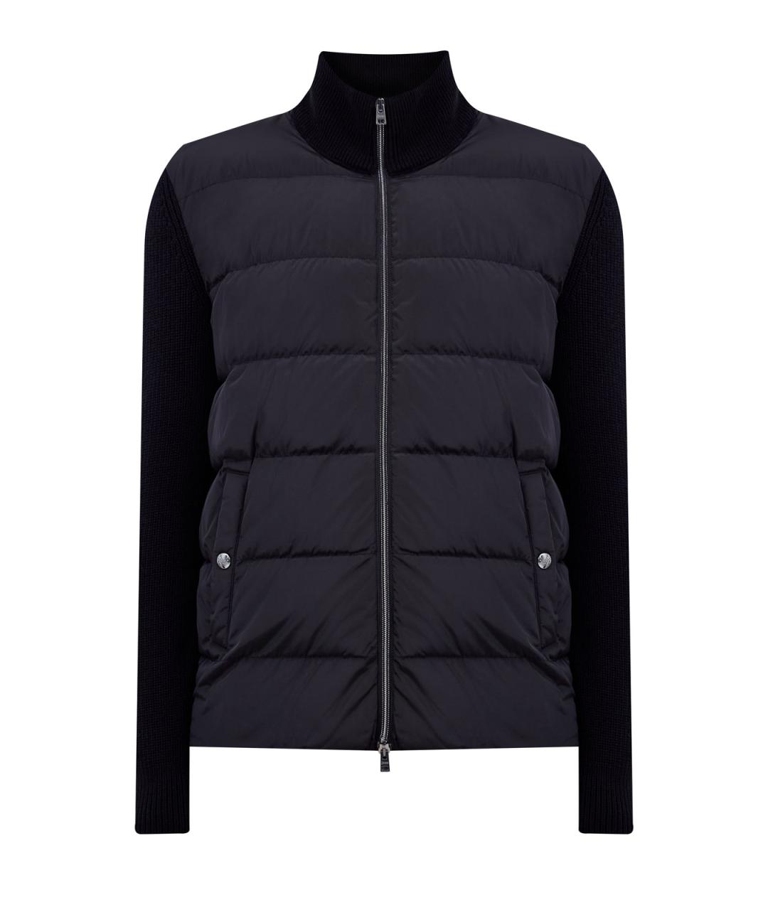 HERNO Черный полиэстеровый кардиган, фото 1