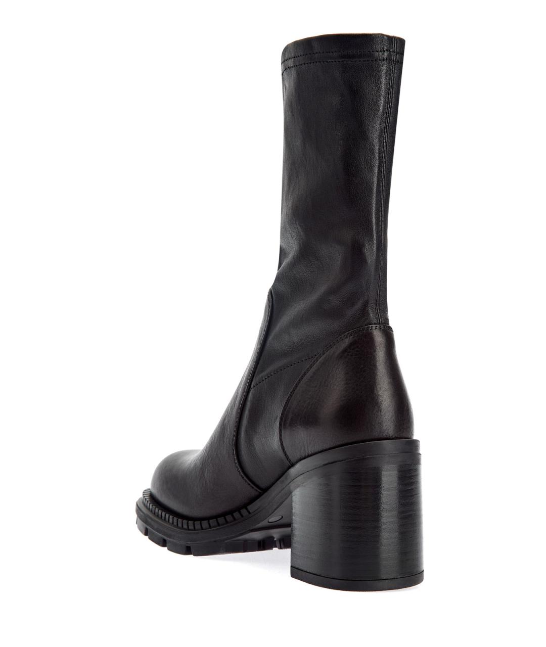 AGL Черные кожаные ботильоны, фото 4