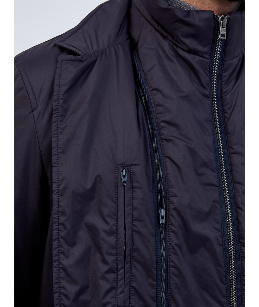 HERNO Синяя полиамидовая куртка, фото 5