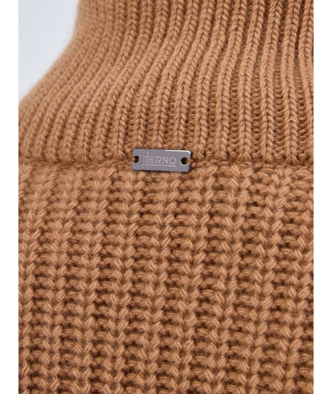 HERNO Коричневая полиамидовая куртка, фото 5