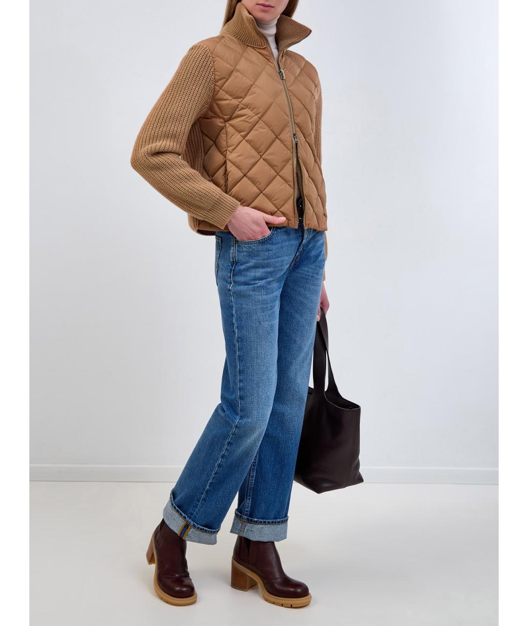 HERNO Коричневая полиамидовая куртка, фото 2