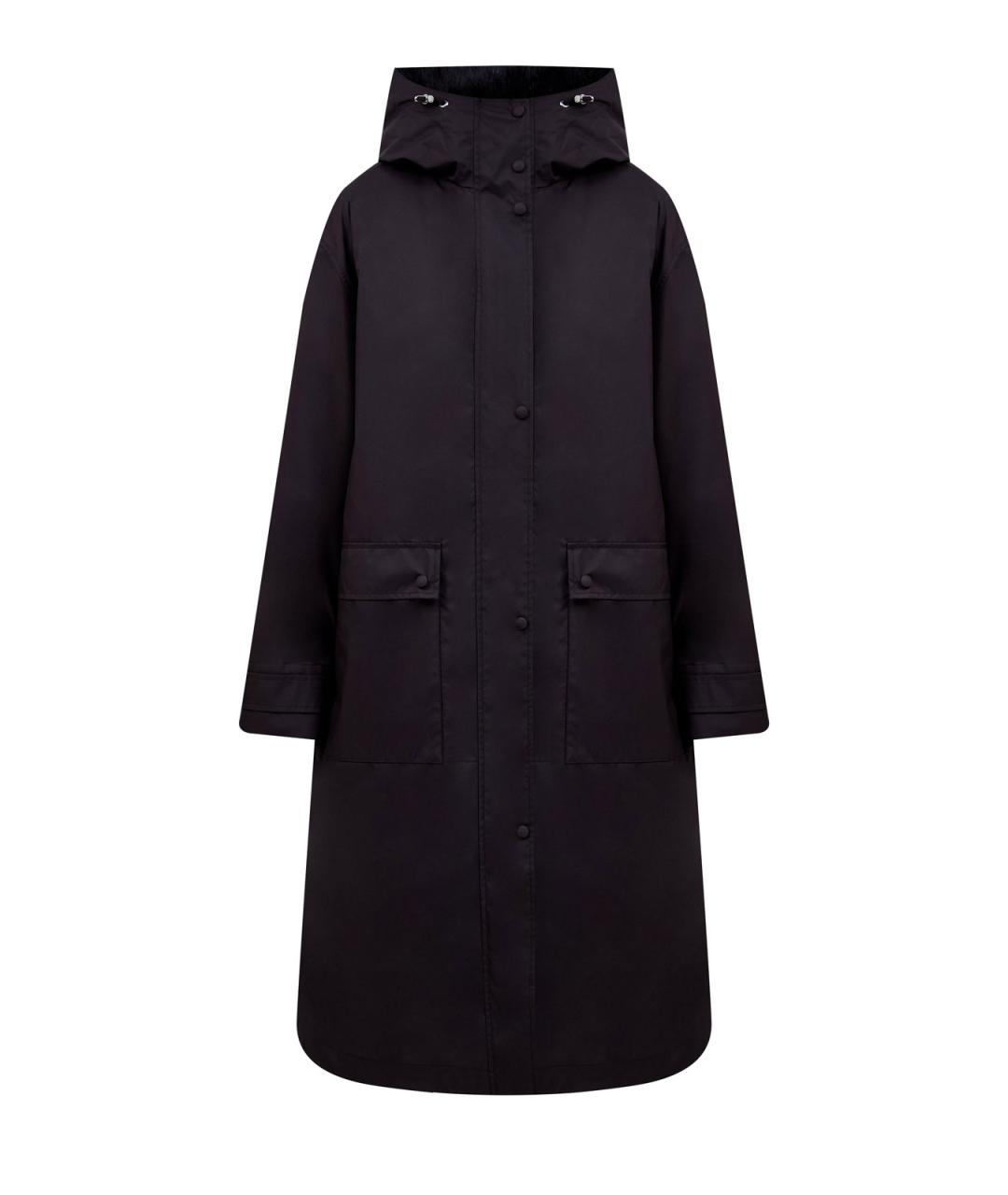 YVES SALOMON Черный полиэстеровый пуховик, фото 1