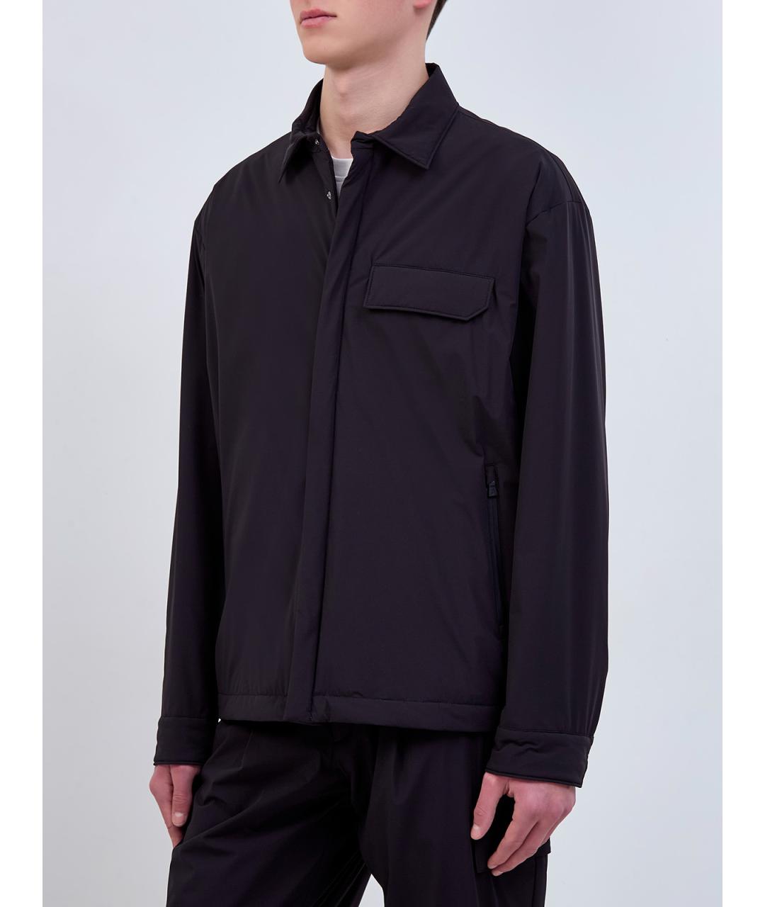 HERNO Черная полиамидовая куртка, фото 3