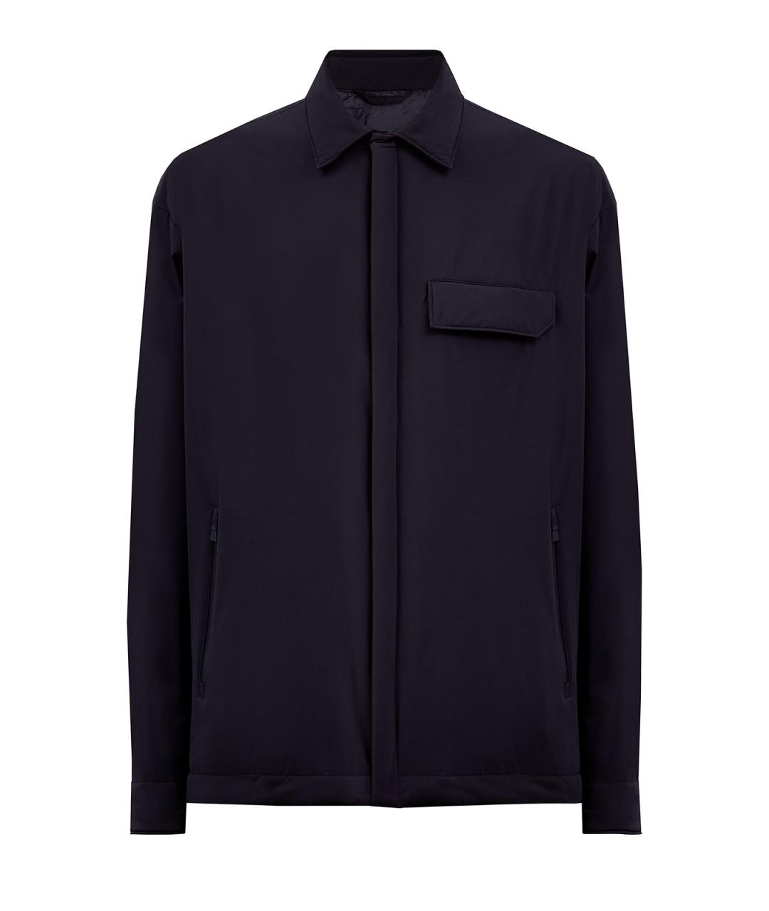 HERNO Черная полиамидовая куртка, фото 1