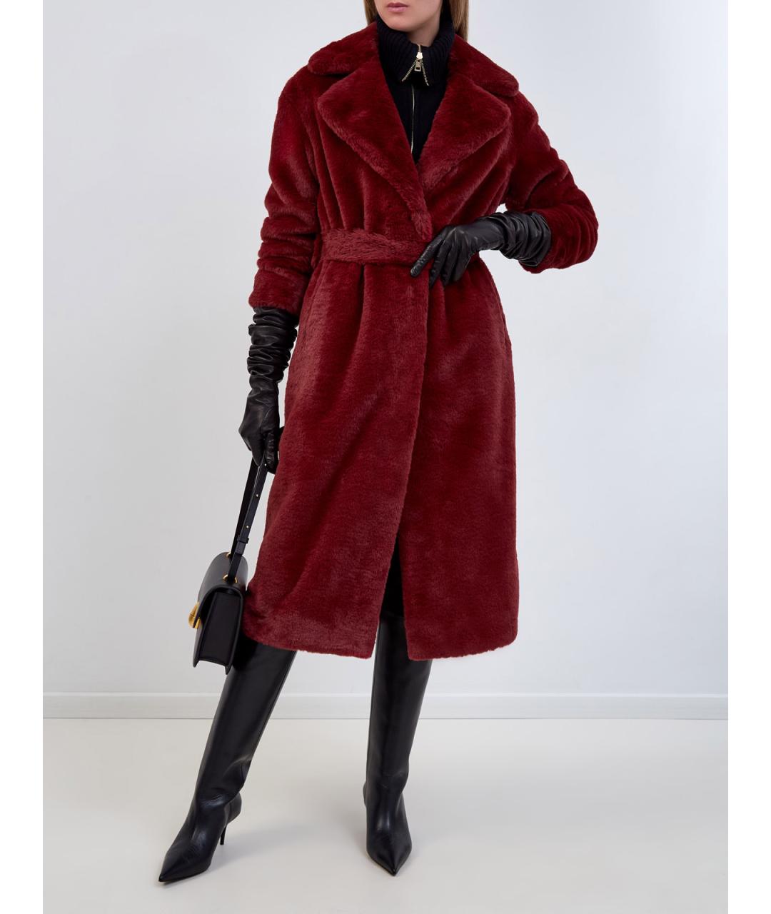 HERNO Бордовое пальто, фото 2