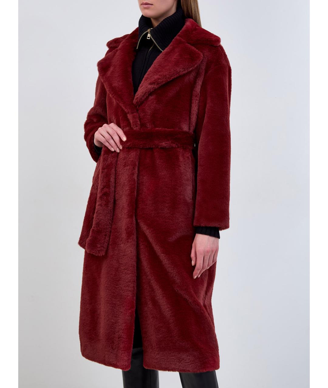 HERNO Бордовое пальто, фото 3