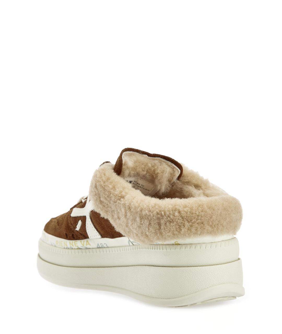 PREMIATA Коричневые замшевые кеды, фото 4