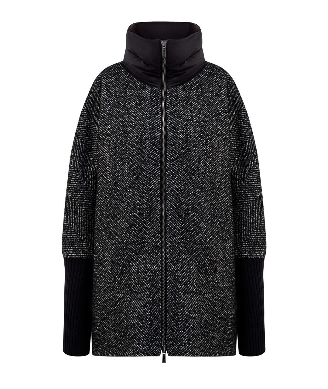 MOORER Серый шерстяной пуховик, фото 1