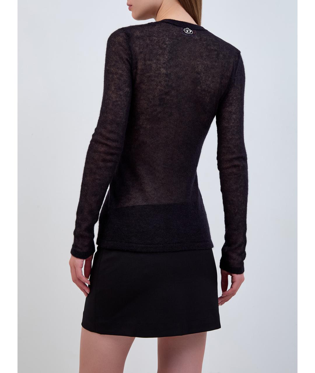 DIESEL Черный шерстяной кардиган, фото 4