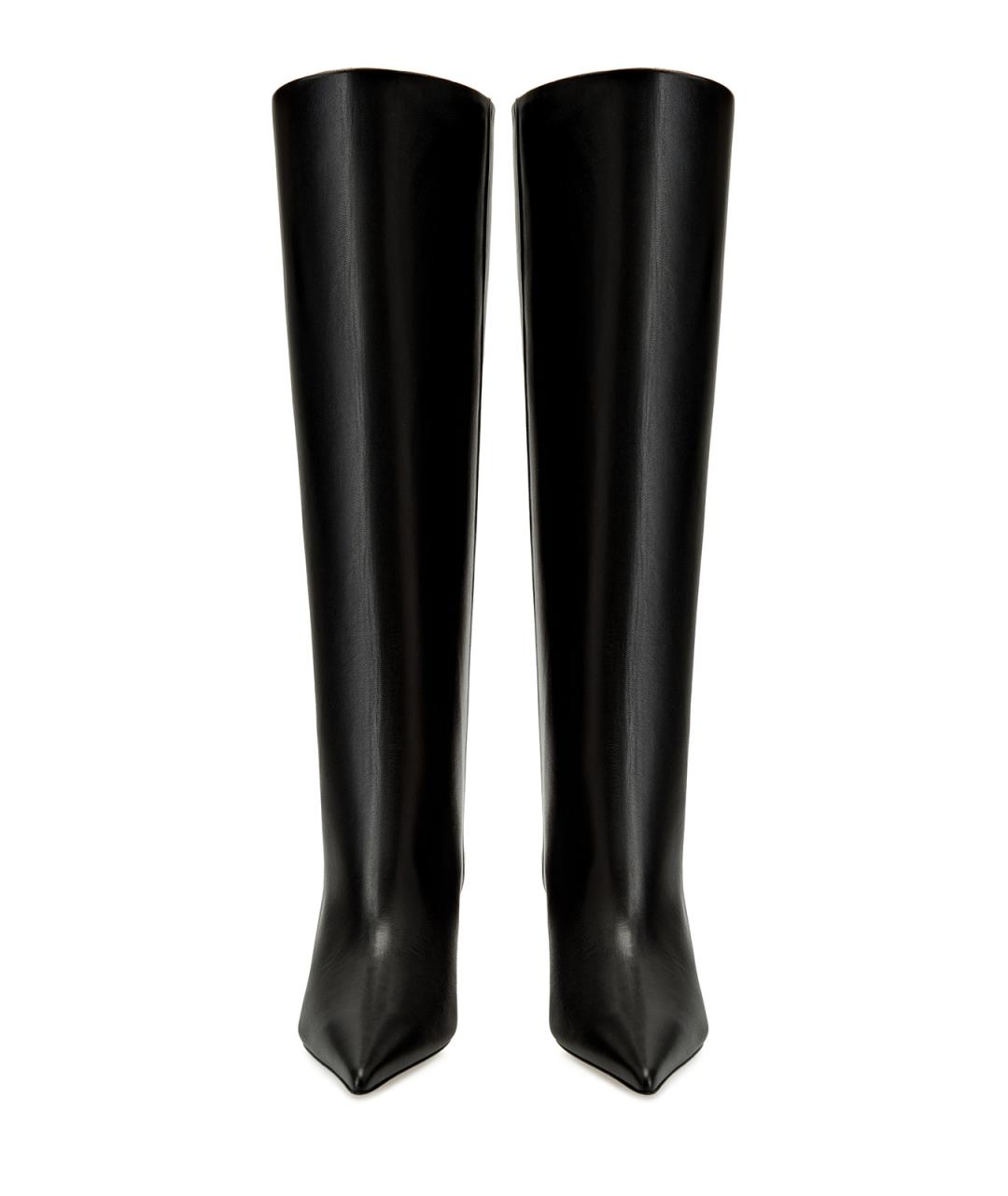 FABIANA FILIPPI Черные кожаные сапоги, фото 5