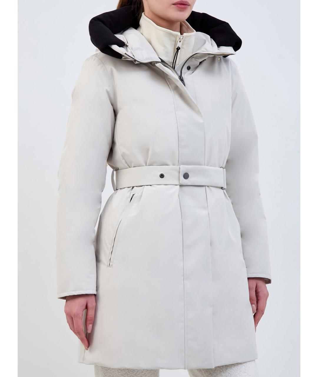 WOOLRICH Белый полиэстеровый пуховик, фото 3