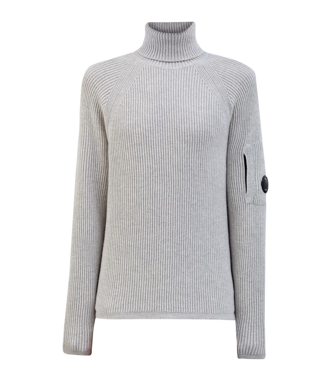 CP COMPANY Серая шерстяная водолазка, фото 1