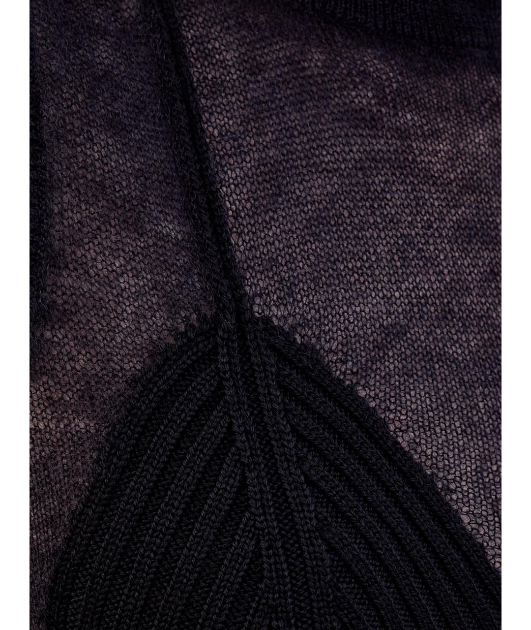 DIESEL Черная шерстяная майка, фото 5