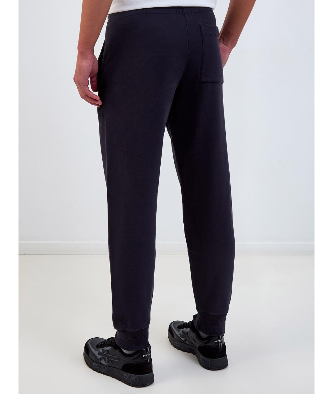 CP COMPANY Синие хлопковые повседневные брюки, фото 4