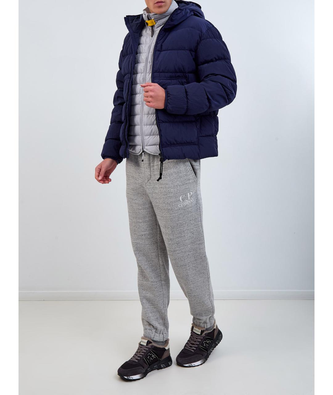 CP COMPANY Синий полиамидовый пуховик, фото 2