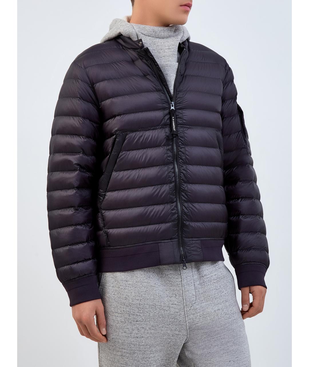 CP COMPANY Темно-синий полиамидовый пуховик, фото 3