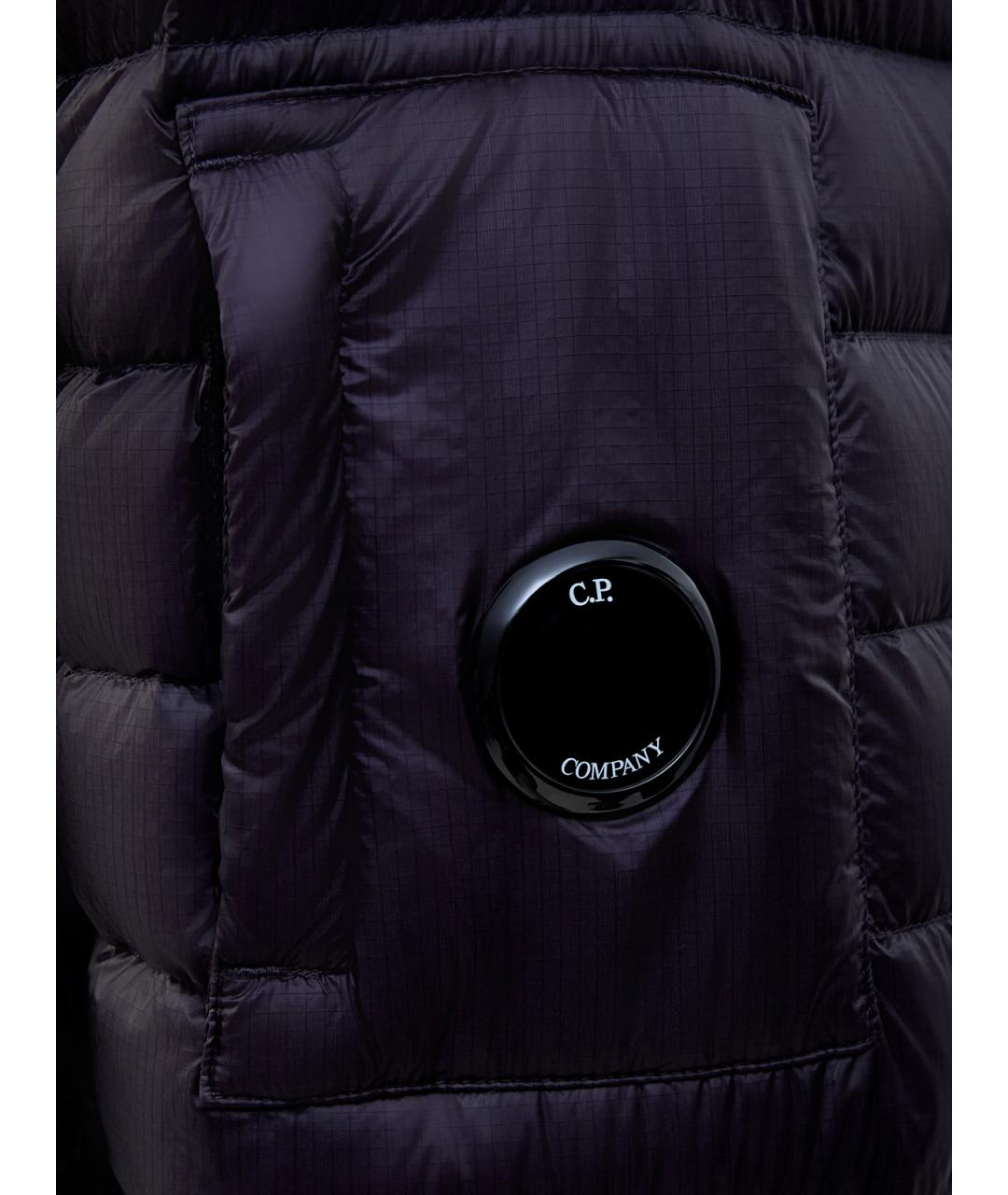 CP COMPANY Темно-синий полиамидовый пуховик, фото 5