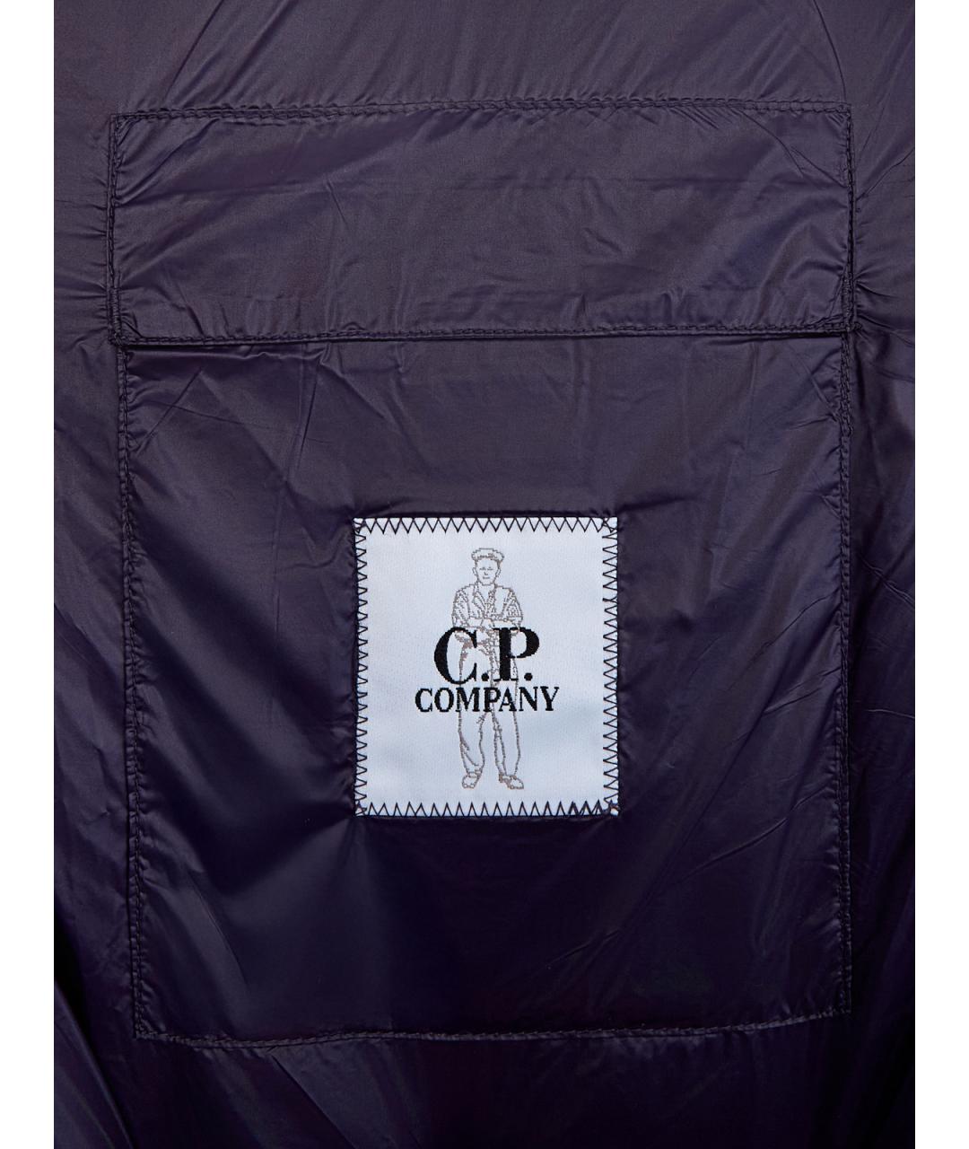 CP COMPANY Темно-синий полиамидовый пуховик, фото 6