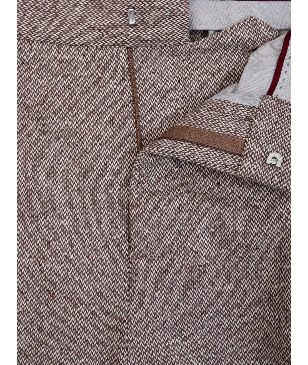 BRUNELLO CUCINELLI Бежевый классический костюм, фото 7