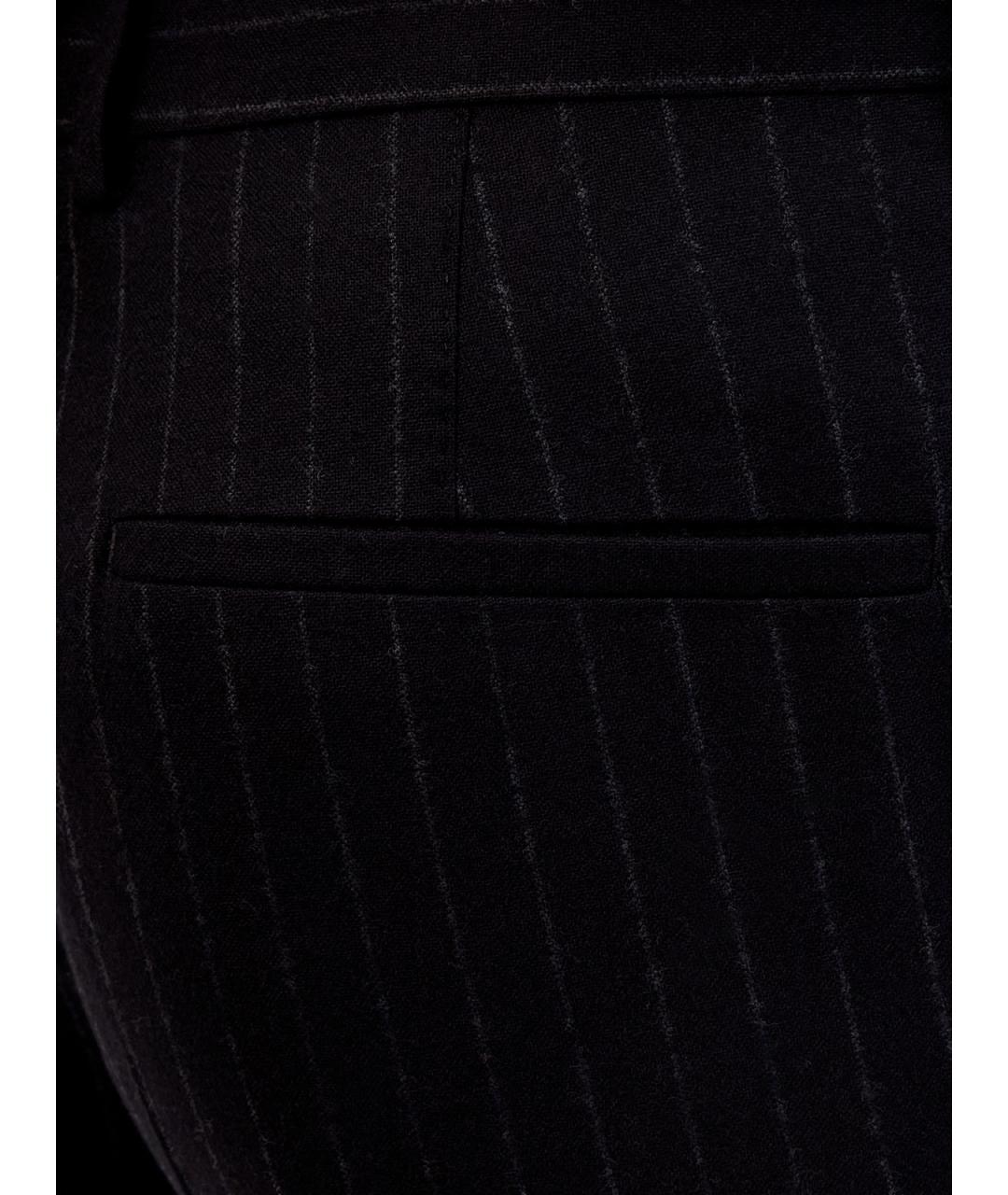 BRUNELLO CUCINELLI Черные шерстяные классические брюки, фото 5