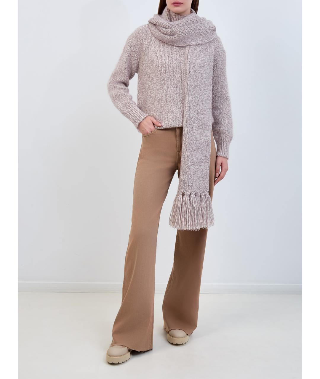 ELEVENTY Бежевый шерстяной джемпер / свитер, фото 2