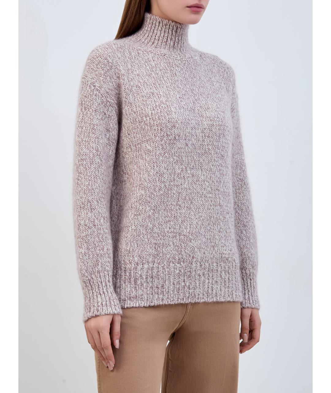 ELEVENTY Бежевый шерстяной джемпер / свитер, фото 3